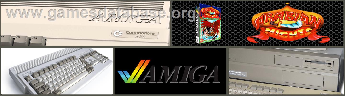 Arabian Nights - Commodore Amiga - Artwork - Marquee
