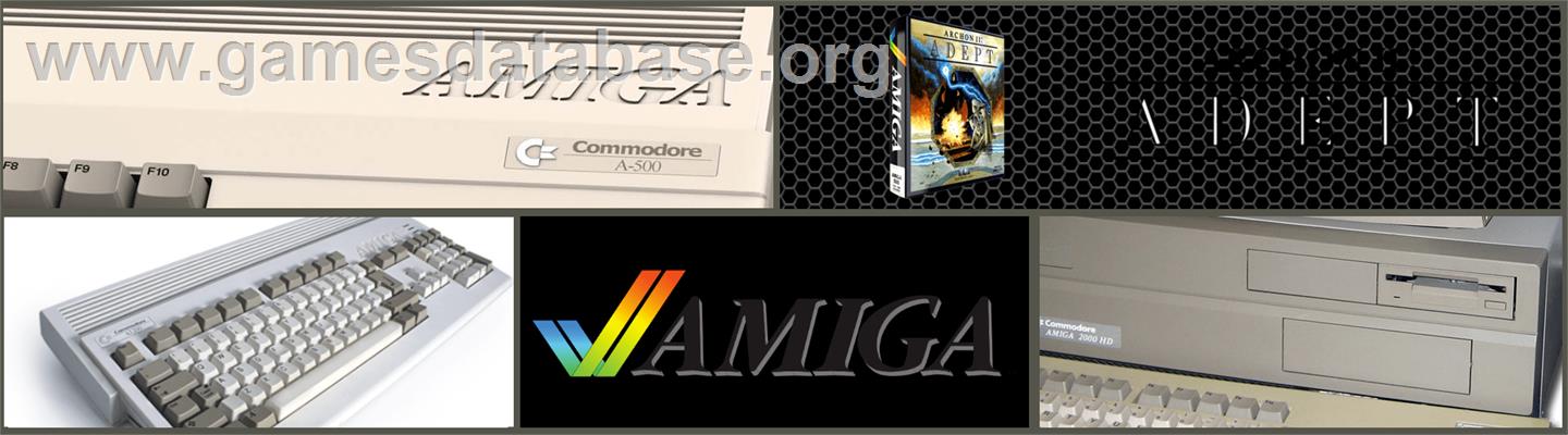 Archon 2: Adept - Commodore Amiga - Artwork - Marquee