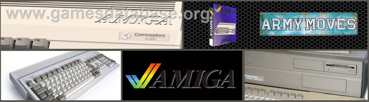 Army Moves - Commodore Amiga - Artwork - Marquee