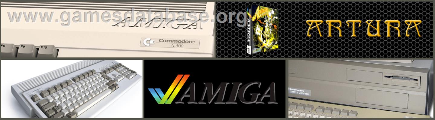 Artura - Commodore Amiga - Artwork - Marquee