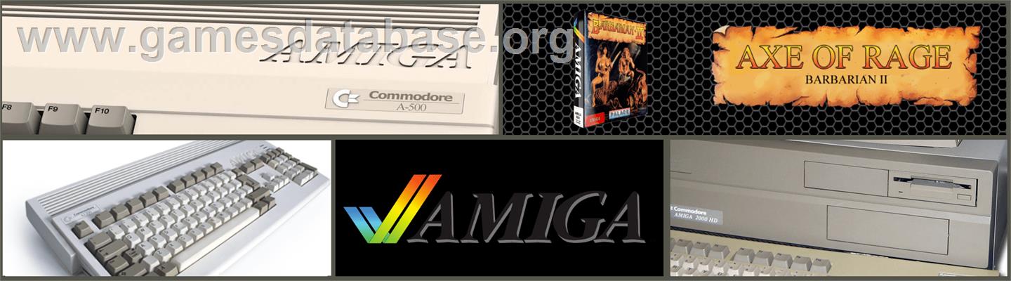 Axe of Rage - Commodore Amiga - Artwork - Marquee