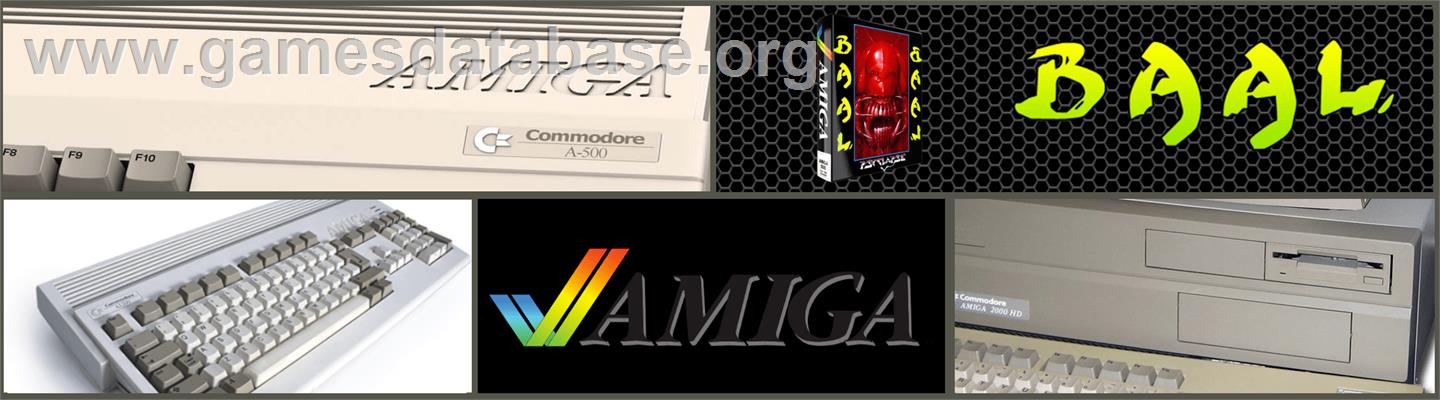 Baal - Commodore Amiga - Artwork - Marquee