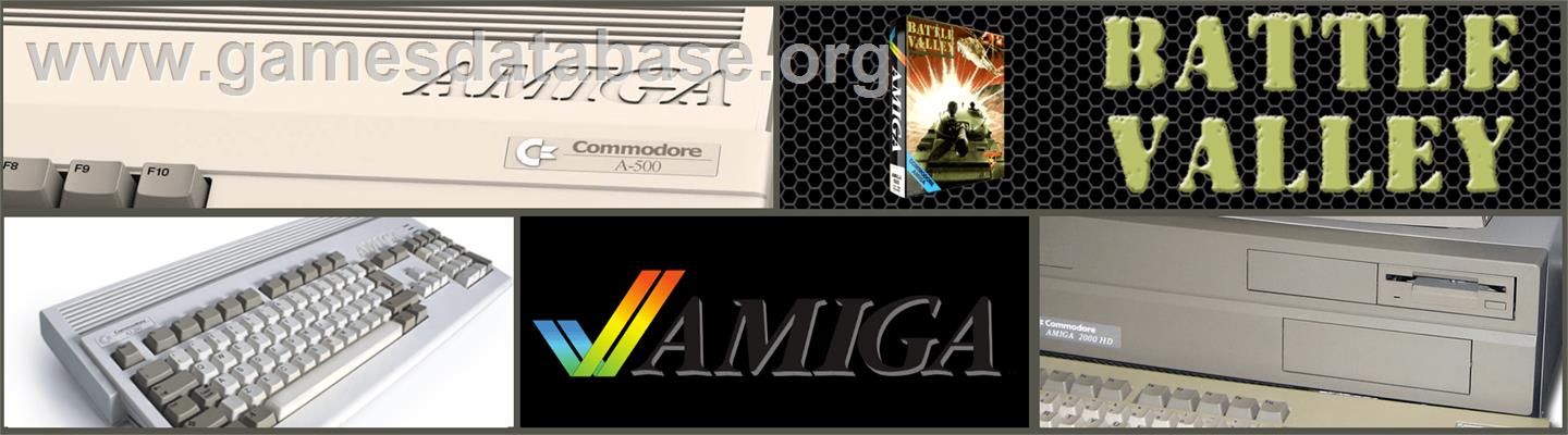 Battle Valley - Commodore Amiga - Artwork - Marquee