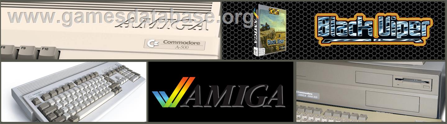 Black Viper - Commodore Amiga - Artwork - Marquee