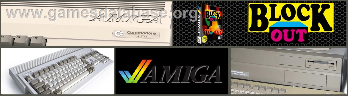 Blockout - Commodore Amiga - Artwork - Marquee