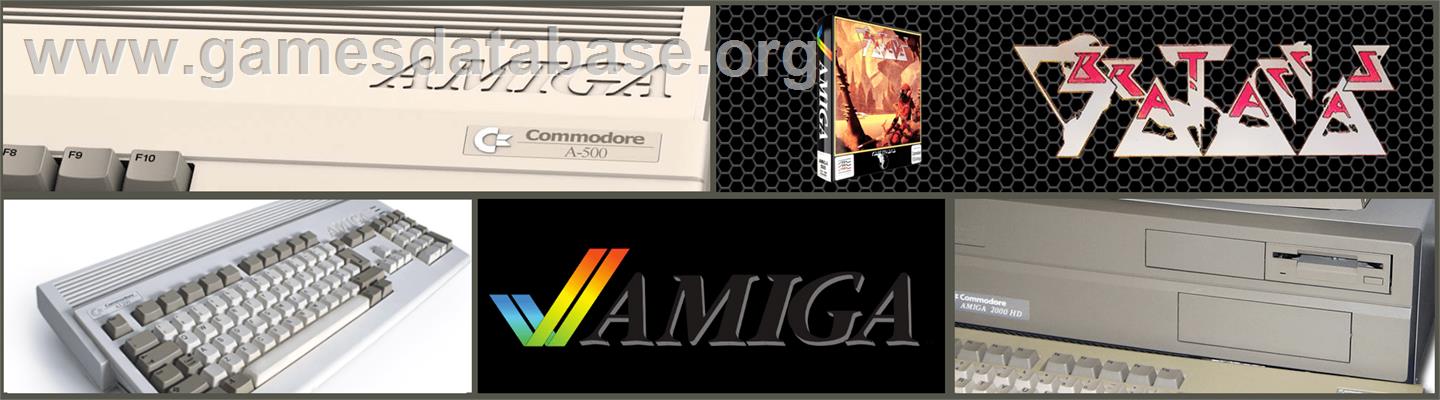 Brataccas - Commodore Amiga - Artwork - Marquee