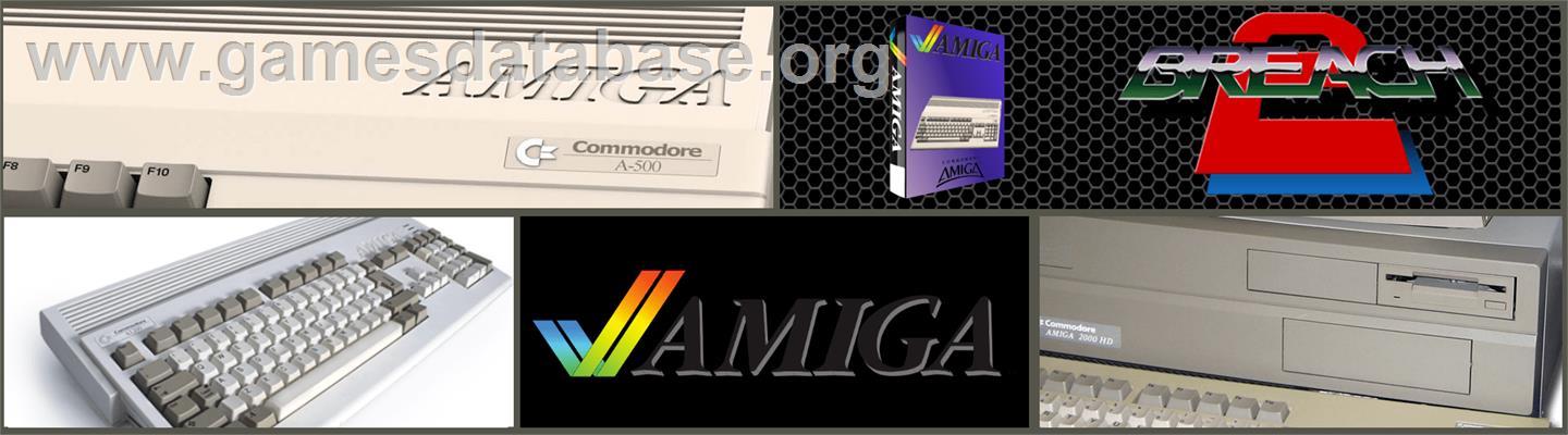 Breach 2 - Commodore Amiga - Artwork - Marquee