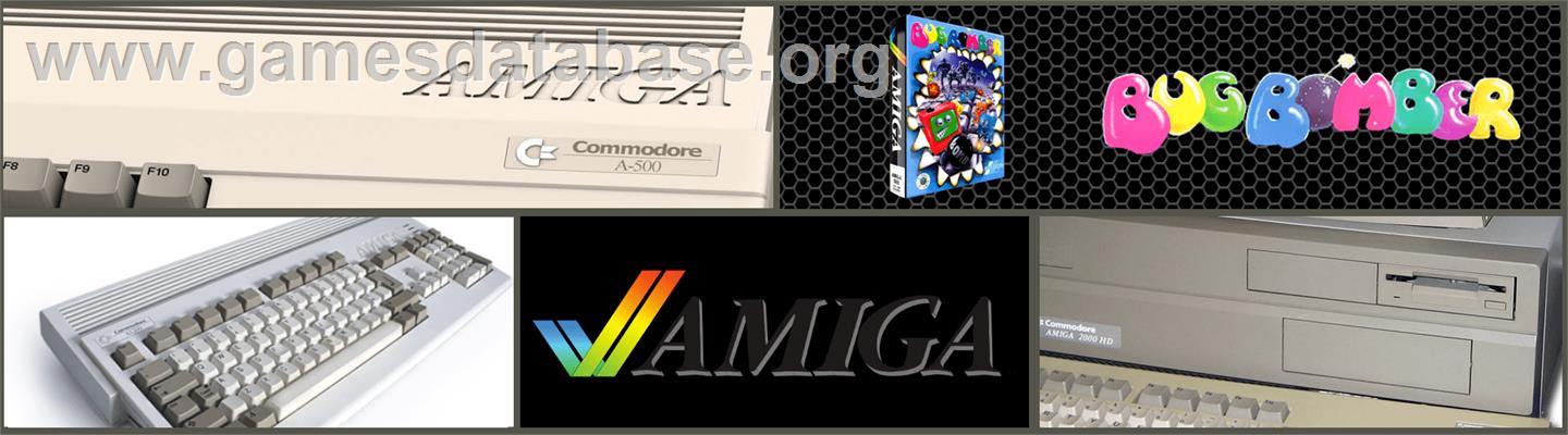 Bug Bomber - Commodore Amiga - Artwork - Marquee
