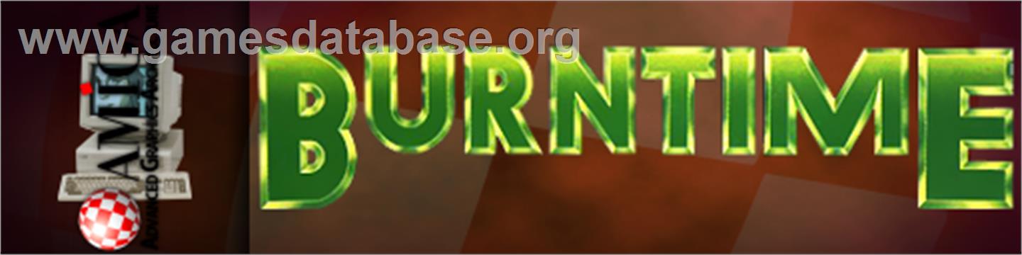 Burntime - Commodore Amiga - Artwork - Marquee