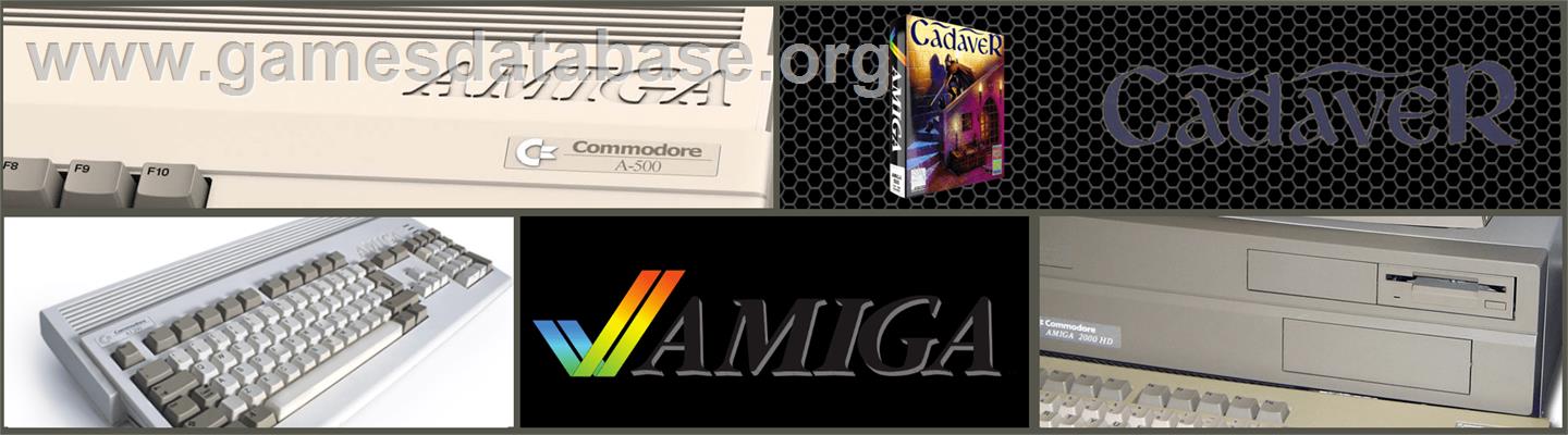 Cadaver - Commodore Amiga - Artwork - Marquee