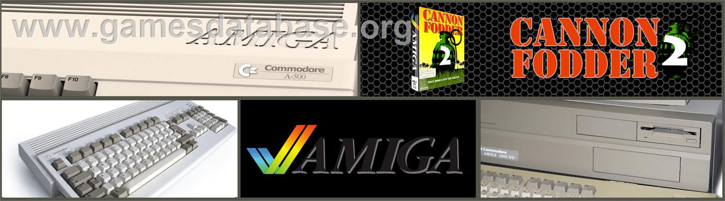 Cannon Fodder 2 - Commodore Amiga - Artwork - Marquee