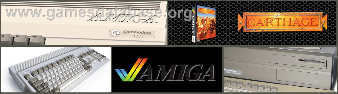 Carthage - Commodore Amiga - Artwork - Marquee