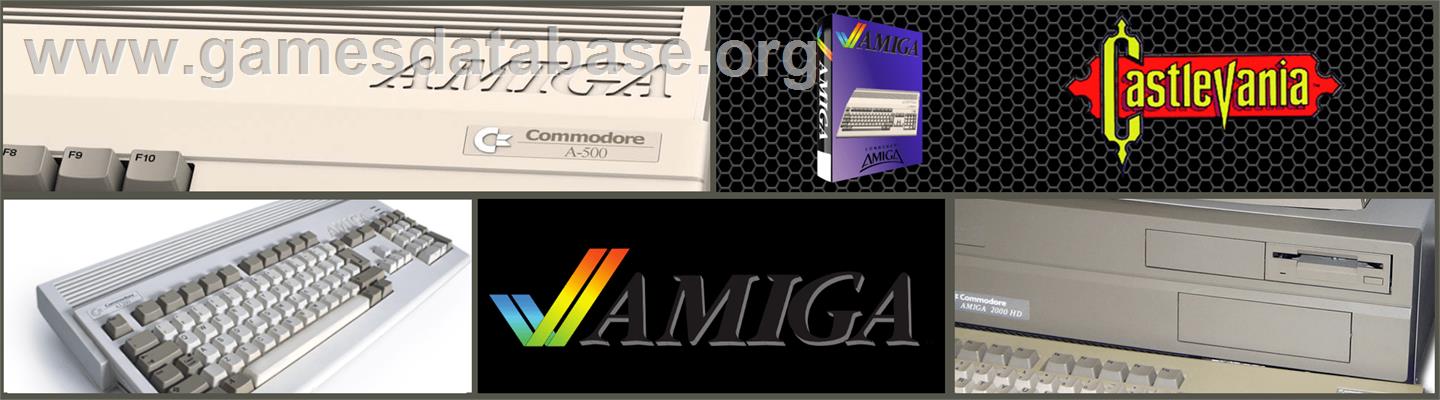 Castlevania - Commodore Amiga - Artwork - Marquee