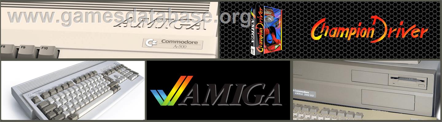 Champion Driver - Commodore Amiga - Artwork - Marquee
