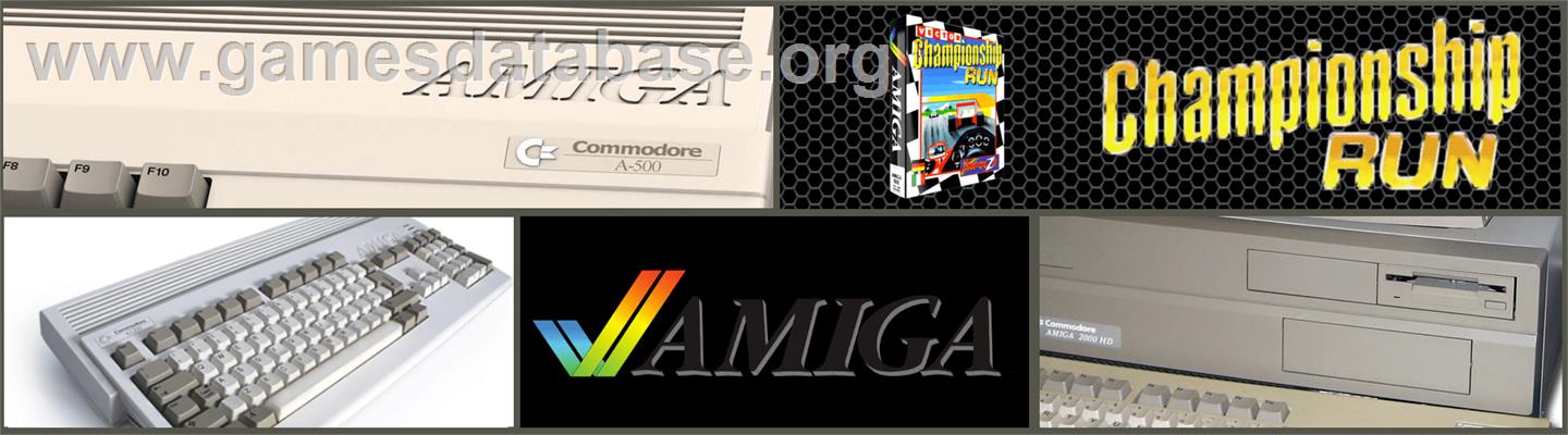 Championship Run - Commodore Amiga - Artwork - Marquee