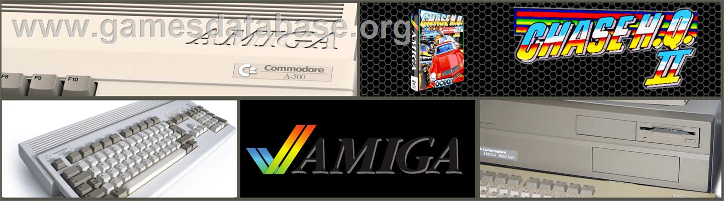 Chase H.Q. - Commodore Amiga - Artwork - Marquee