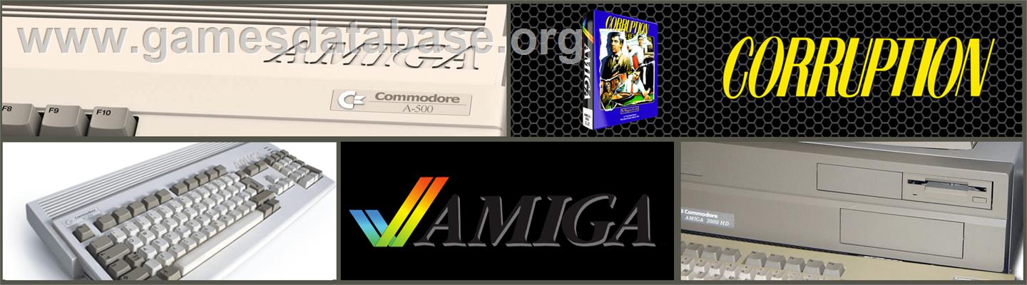 Corruption - Commodore Amiga - Artwork - Marquee