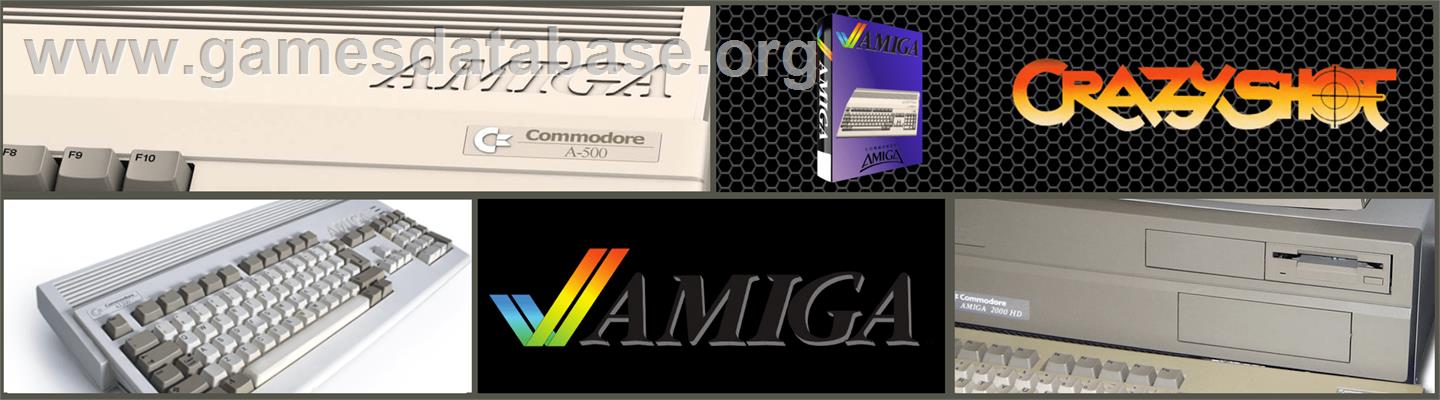 Crazy Shot - Commodore Amiga - Artwork - Marquee