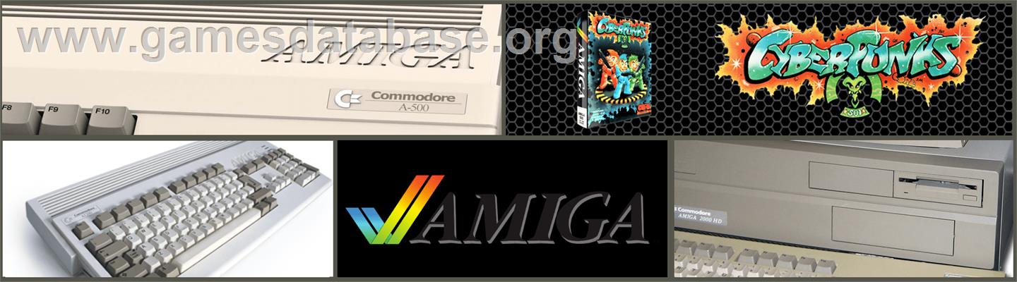 CyberPunks - Commodore Amiga - Artwork - Marquee