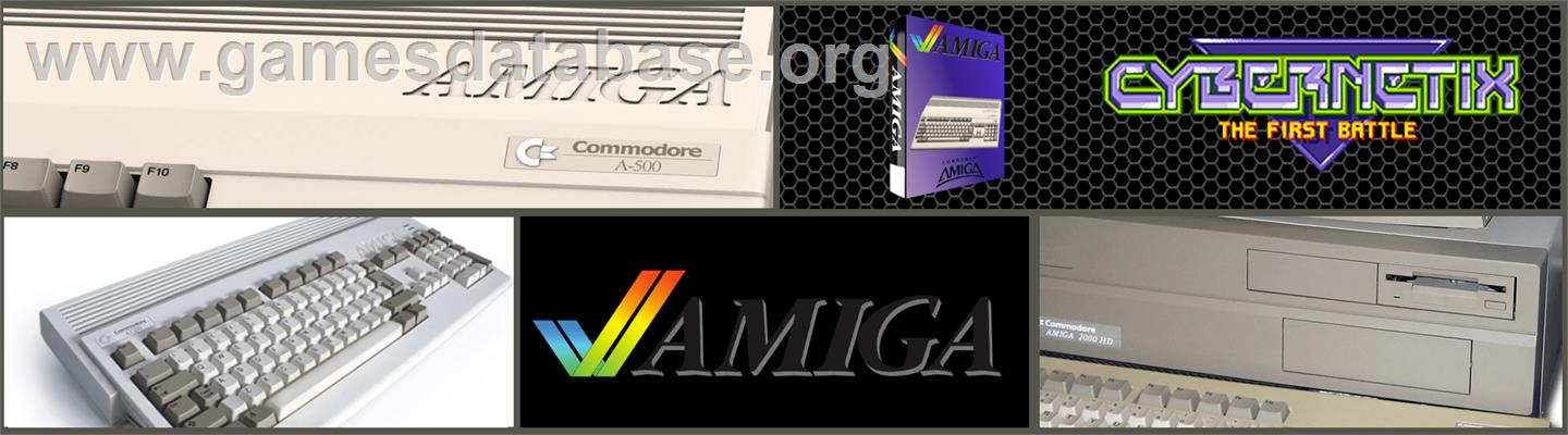 Cybernetix - Commodore Amiga - Artwork - Marquee