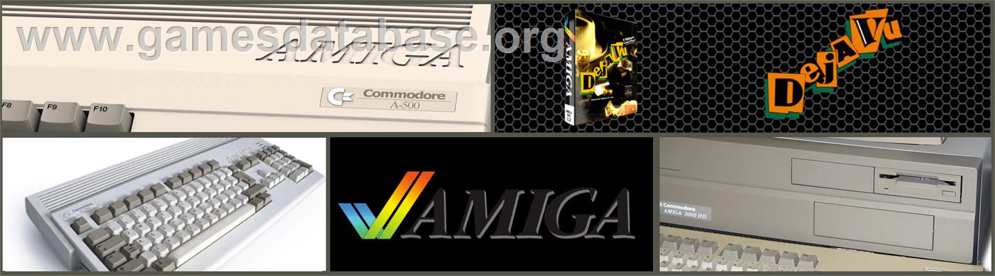 Deja Vu: A Nightmare Comes True - Commodore Amiga - Artwork - Marquee
