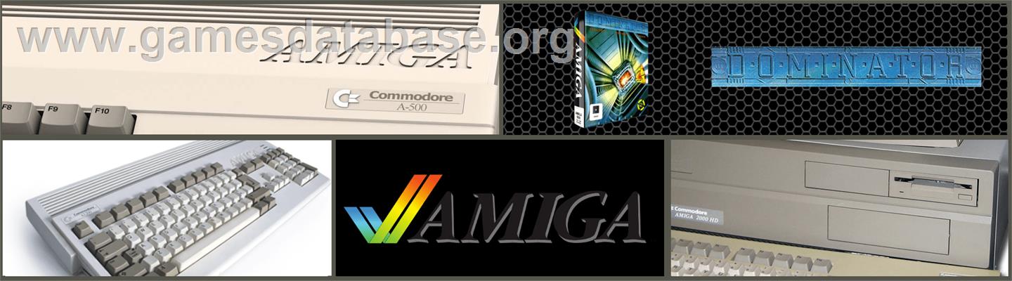 Dominator - Commodore Amiga - Artwork - Marquee