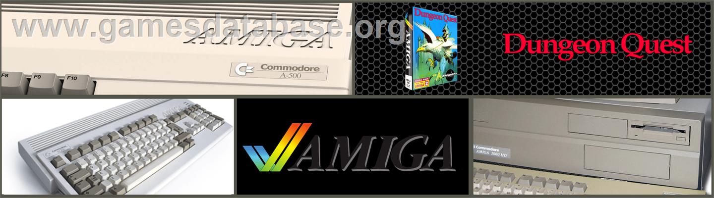 Dungeon Quest - Commodore Amiga - Artwork - Marquee