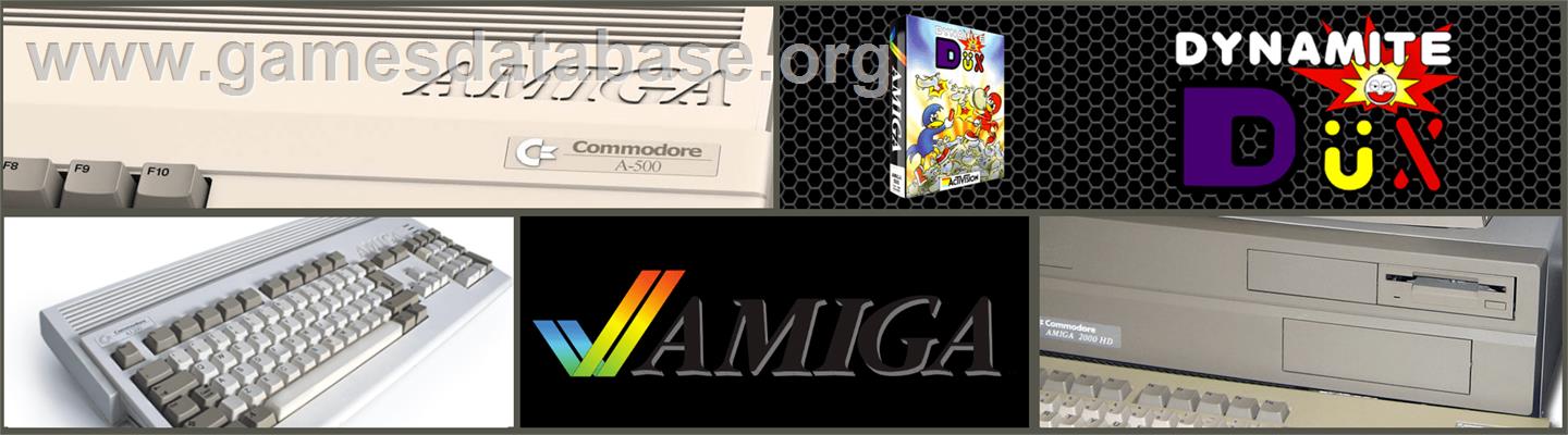 Dynamite Dux - Commodore Amiga - Artwork - Marquee