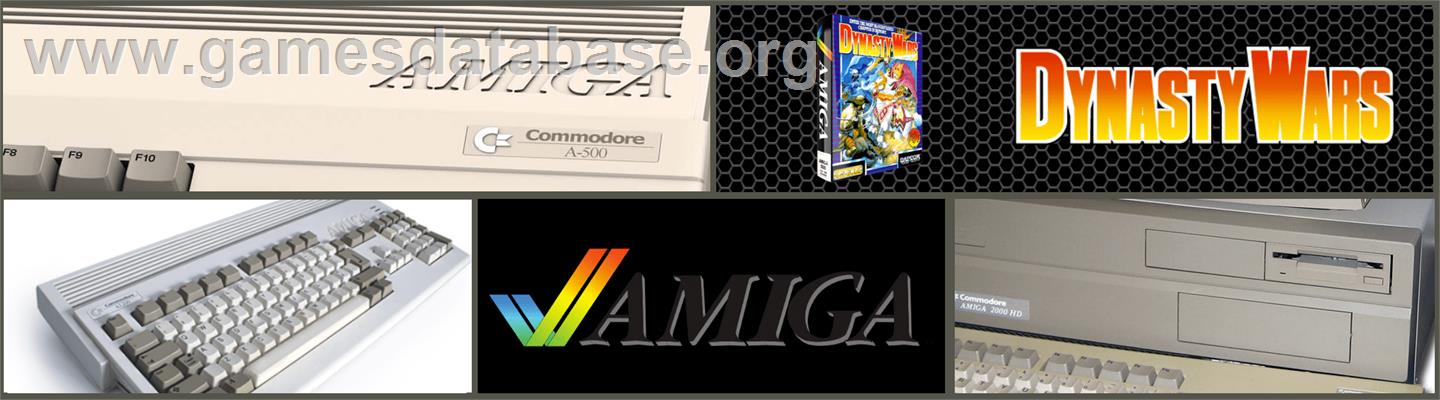 Dynasty Wars - Commodore Amiga - Artwork - Marquee