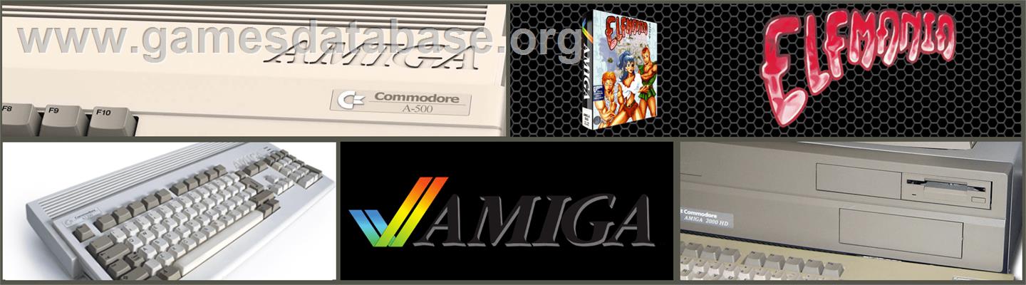 Elfmania - Commodore Amiga - Artwork - Marquee