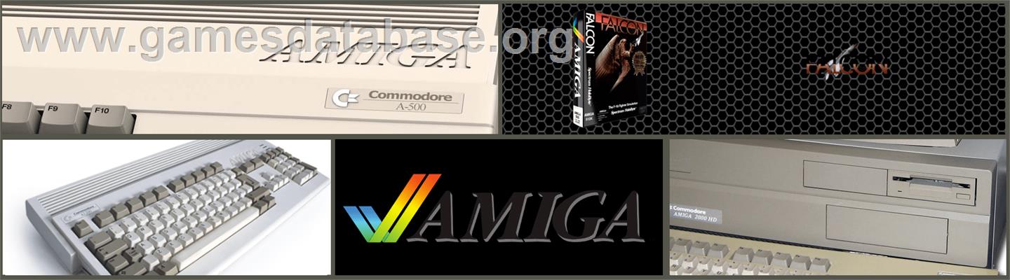 Falcon - Commodore Amiga - Artwork - Marquee
