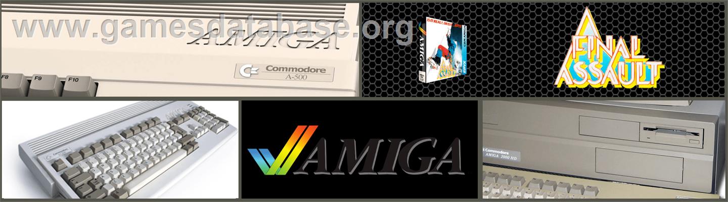 Final Assault - Commodore Amiga - Artwork - Marquee