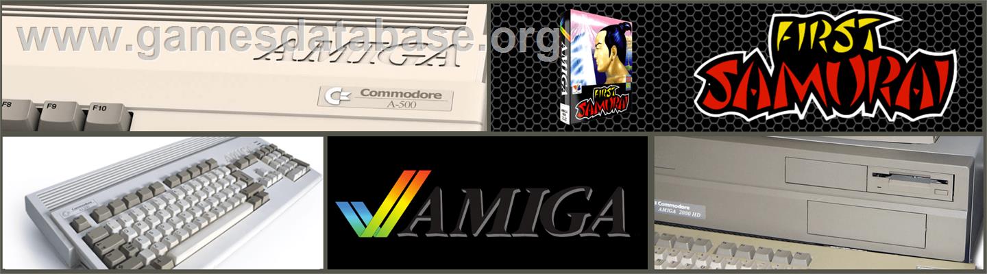 First Samurai - Commodore Amiga - Artwork - Marquee