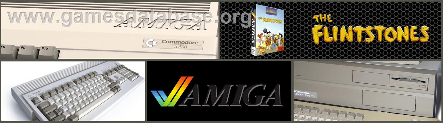 Flintstones - Commodore Amiga - Artwork - Marquee