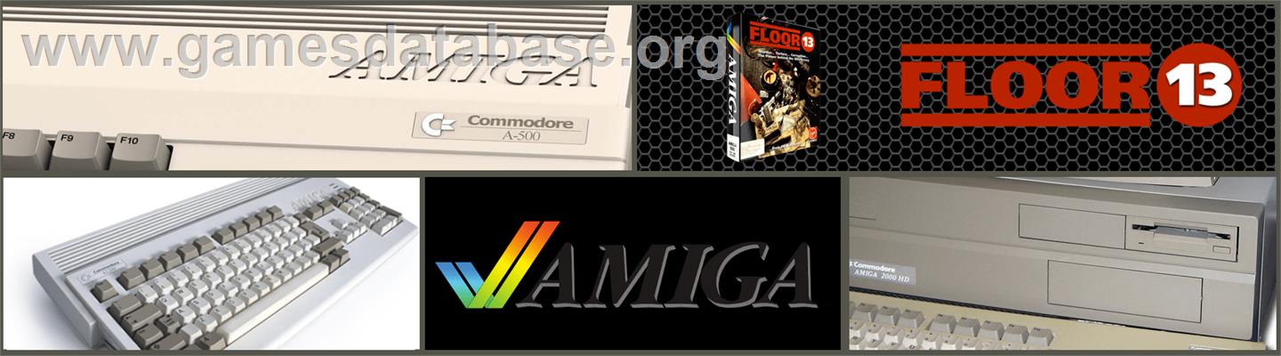 Floor 13 - Commodore Amiga - Artwork - Marquee
