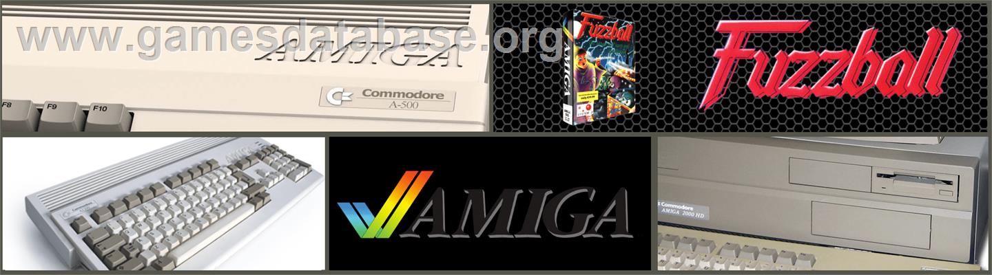 Fuzzball - Commodore Amiga - Artwork - Marquee