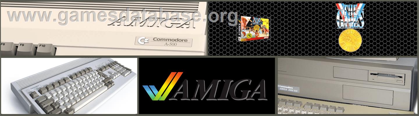 Games: Summer Edition - Commodore Amiga - Artwork - Marquee