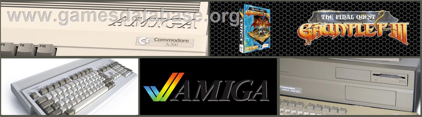 Gauntlet III - Commodore Amiga - Artwork - Marquee