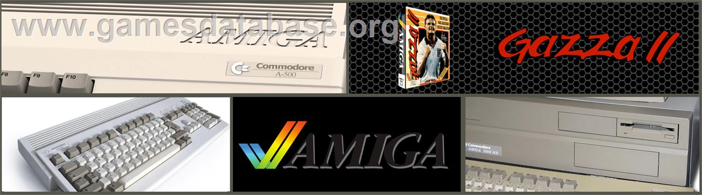 Gazza 2 - Commodore Amiga - Artwork - Marquee