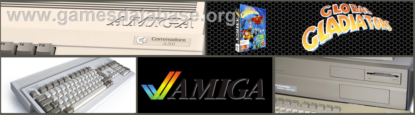 Global Gladiators - Commodore Amiga - Artwork - Marquee