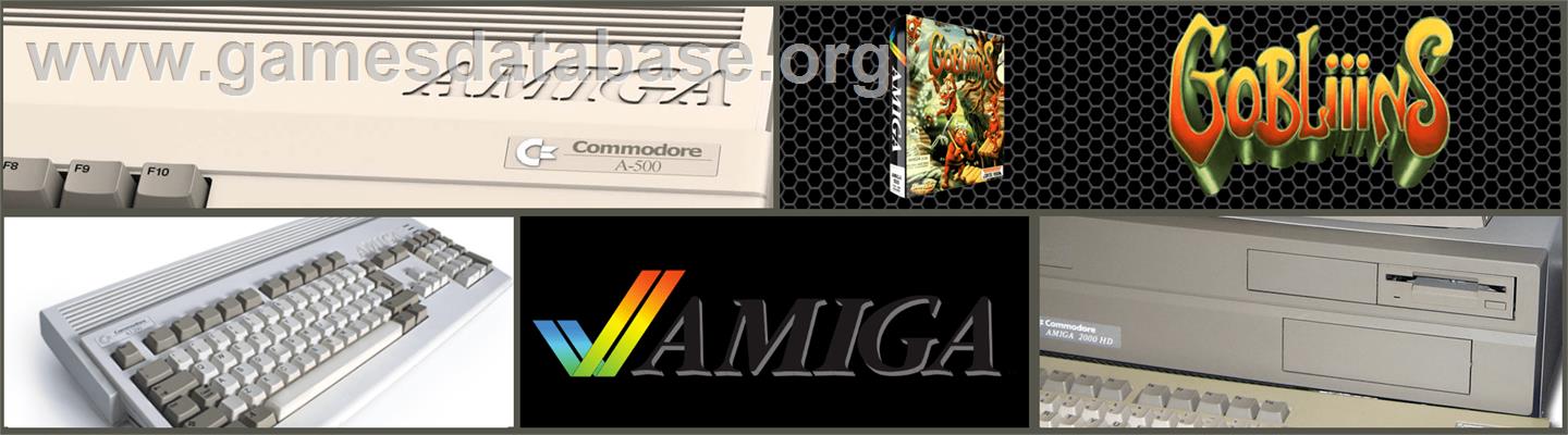 Gobliiins - Commodore Amiga - Artwork - Marquee