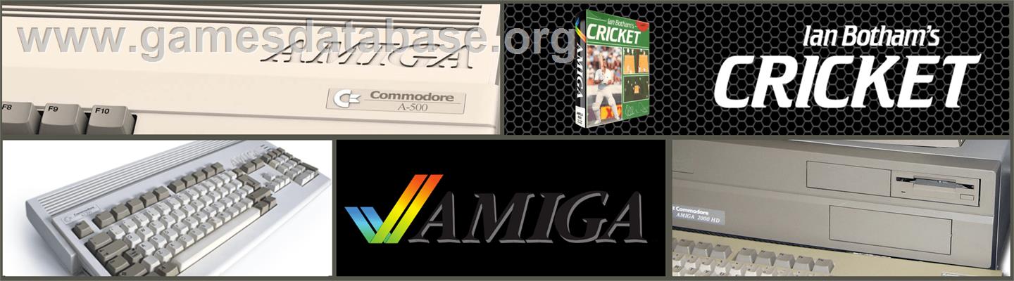 Ian Botham's Cricket - Commodore Amiga - Artwork - Marquee