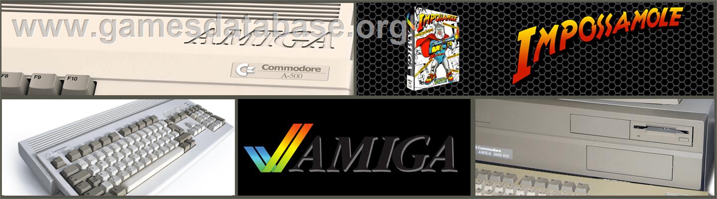 Impossamole - Commodore Amiga - Artwork - Marquee