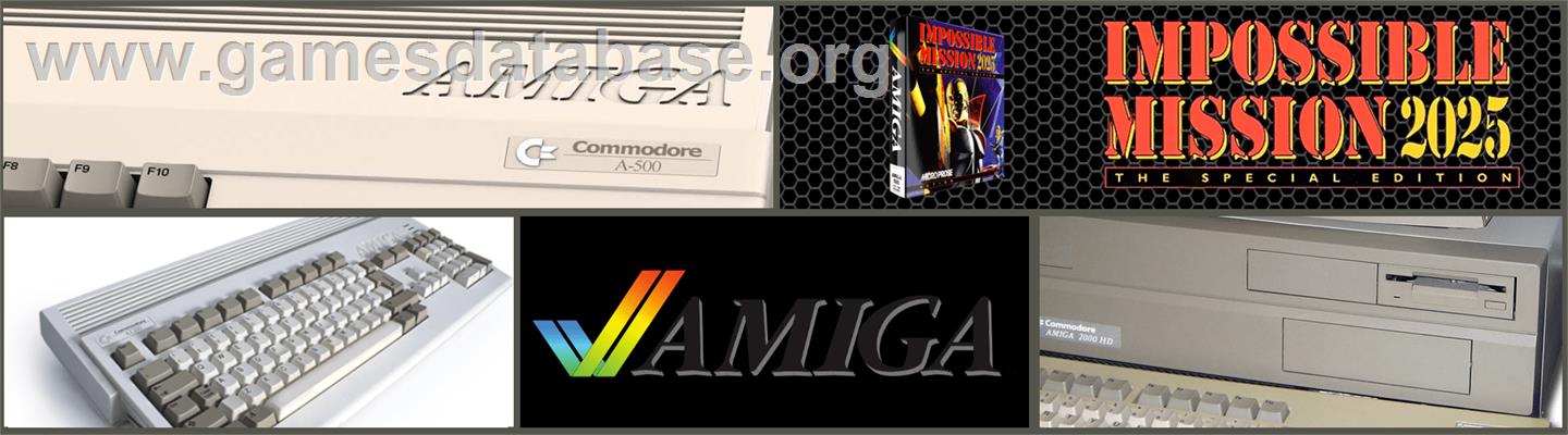 Impossible Mission 2025 - Commodore Amiga - Artwork - Marquee
