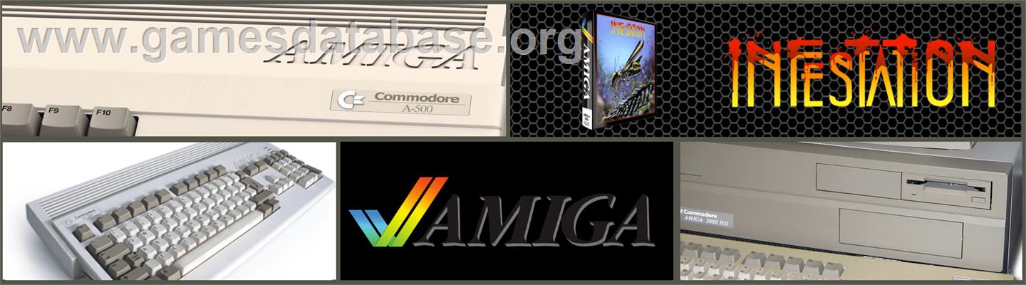 Infestation - Commodore Amiga - Artwork - Marquee