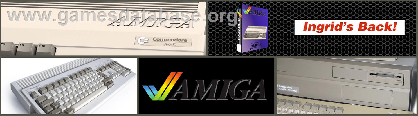 Ingrid's Back - Commodore Amiga - Artwork - Marquee