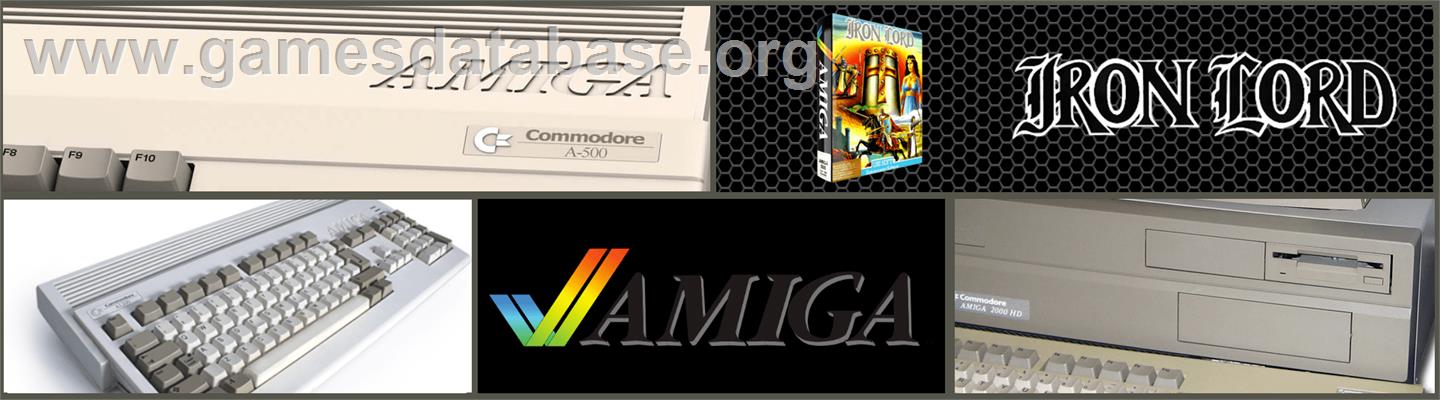 Iron Lord - Commodore Amiga - Artwork - Marquee