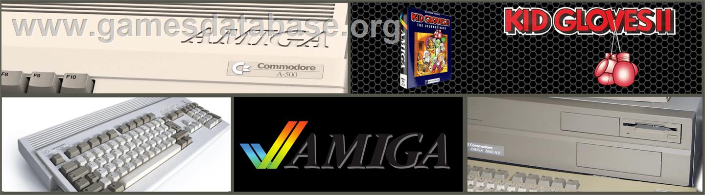 Kid Gloves II: The Journey Back - Commodore Amiga - Artwork - Marquee