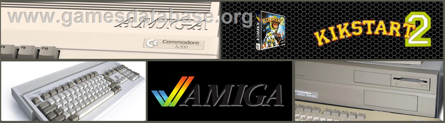 Kikstart 2 - Commodore Amiga - Artwork - Marquee