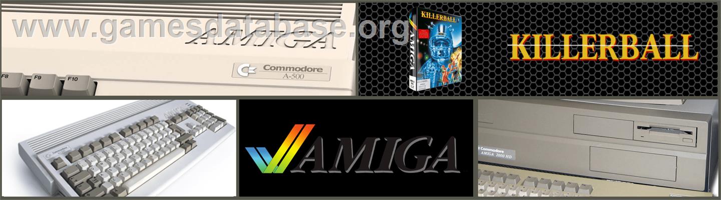 Killerball - Commodore Amiga - Artwork - Marquee
